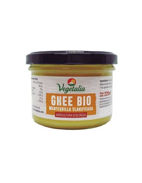 Ghee mantequilla clarificada bio 220ml Vegetalia Ghee mantequilla clarificada bio 220ml Vegetalia